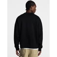 thumbnail image 3 of No Boundaries Crewneck Fleece Sweatshirt with Long Sleeves, Men's XS-4XLT, 3 of 5