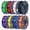 Pla Bundle - Clear, variant on PLA 3D Printer Filament Bundle 8 Spools, 250g Each (2kg Total) 1.75mm Multicolor: Black, White, Grey, Red, Blue, Orange, Green, Transparent, Individually Vacuum Packed