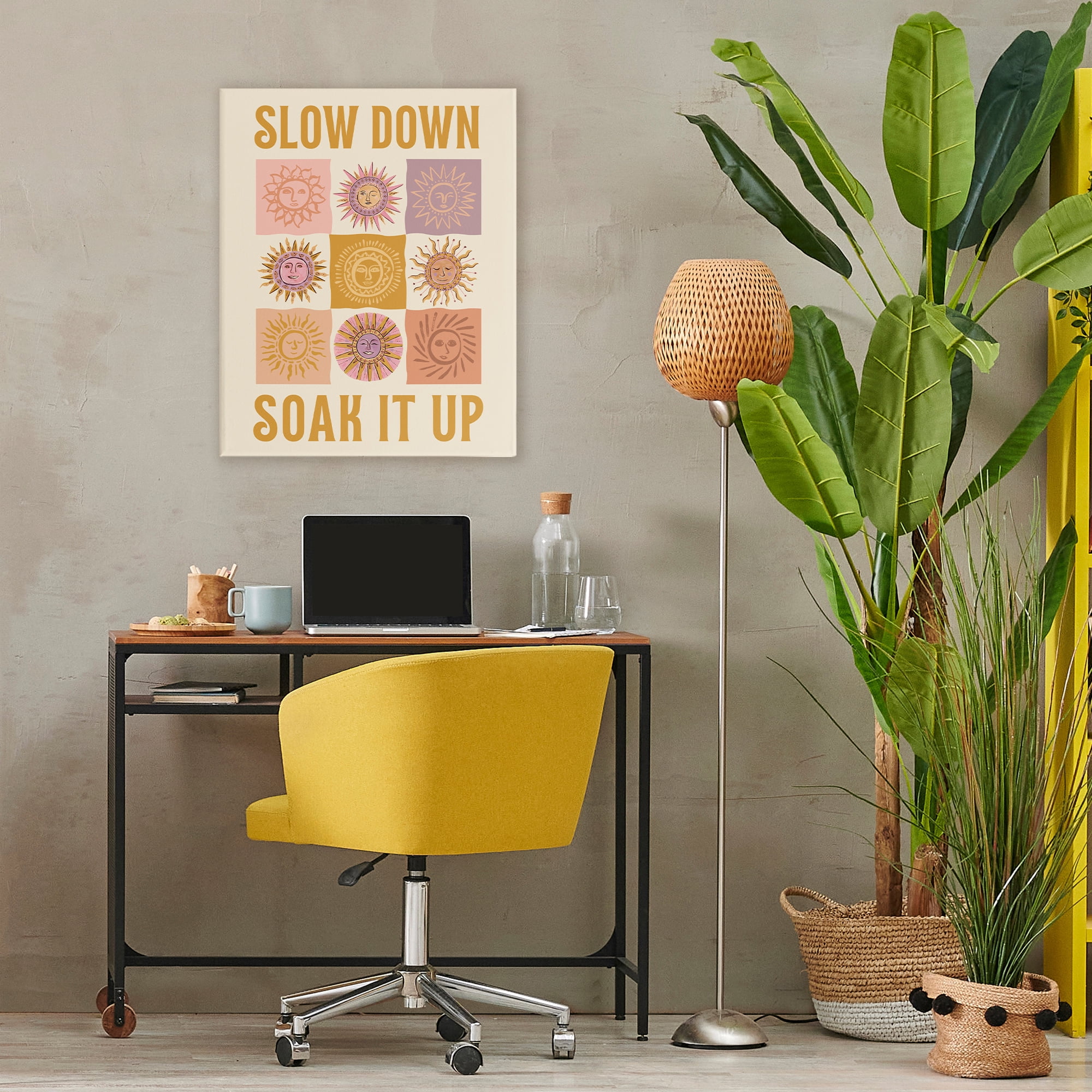 Stupell Industries Slow Down Soak It Up Canvas Wall Art, design by Two If By Sea Studios