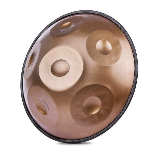 Tambor de percusión Handpan Handpan Hand Pan Hand Drum Hand Drum C-Key 6 notas (A3 C4 D4 E4 F4 G4) Instrumento de percusión con bolsa de transporte para principiantes Meterk Tambor de percusión