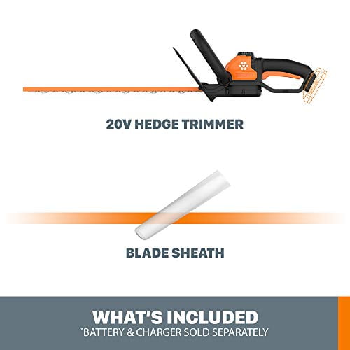 WORX WG261.9 20V 2.0Ah Power Share 20 inch Cordless Hedge