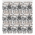 thumbnail image 3 of Ambesonne Ethnic Shower Curtain, Coffee Beans, 69"Wx84"L, Sand Brown Black, 3 of 3