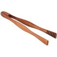 thumbnail image 5 of Wooden Cooking Tongs For Barbecue, Buffet, Bread, Steak, Serving Tool, 5 of 5