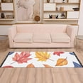 thumbnail image 2 of Yayeee Runner Rug for Bedroom 2'x6' Machine Washable Hallway Non Slip Mat, Blue Leaves, 2 of 8