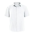 thumbnail image 5 of Remikst Mens Short Sleeve Linen Cotton Cuban Shirt Button Down Beach Shirt,M-3XL, 5 of 5
