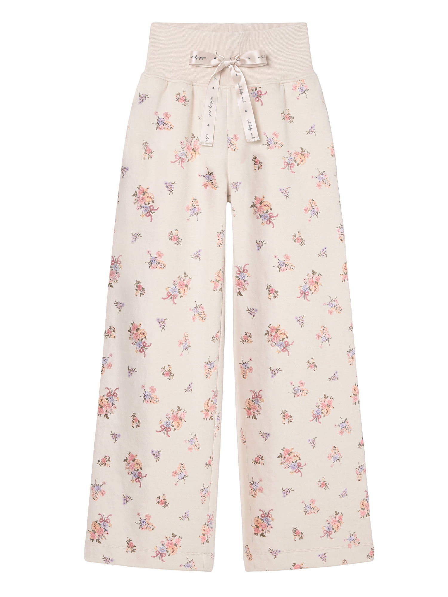 Celebrity Pink Women's Wide Leg Sweatpants with Wide Elastic Waist, Sizes XS-XXXL