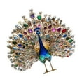 thumbnail image 4 of Acrylic Peacocks Statues Figurines Figurines Sculptures Centerpieces Decorative Ornaments for Home Office, 4 of 9
