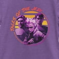 thumbnail image 2 of Girl's Star Wars: Tales of the Jedi Distressed Obi-Wan Ahsoka and Anakin Graphic Tee Purple Berry Small, 2 of 4