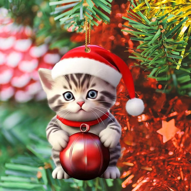 Xihbxyly Ofertas Por Tiempo Limitado Hoy Adorno para Árbol de Navidad 2024 Adorno Navideño 2024 Colgante Navideño Acrílico 2D Adornos Colgantes para Árbol de Navidad Fiestas Decoración Del Hogar para
