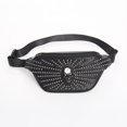 thumbnail image 1 of Tonnylam Bolso Con Cinturón De Cuero PU Para Hombre, Bolso De Hombro Con Tachuelas A La Moda, Bolso Cruzado Con Decoración De Calavera Personalizada, 1 of 6