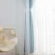 thumbnail image 3 of Cortinas de estrellas, cortinas opacas de estrellas para niños, niñas, dormitorio, sala de estar, co Tomshoo Azul 53 "W x 108 "L, 3 of 7