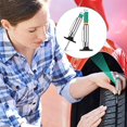 thumbnail image 1 of 2 Pieces Stainless Steel Tire Tread Depth Gauge Tire Thread Depth Universal 0-25MM Professional Accurate ABS Ruler Measurement Tool Accessories, 1 of 8