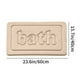 thumbnail image 3 of Ganfancp Home Baño Alfombra Absorbente Es Lavable a Máquina Suave Cómodo y Absorbe Rápidamente El Agua Asegurando Estable y Antideslizante Alfombra de Baño Ofertas Del Día Liquidación 1 Alfombrilla, 3 of 7