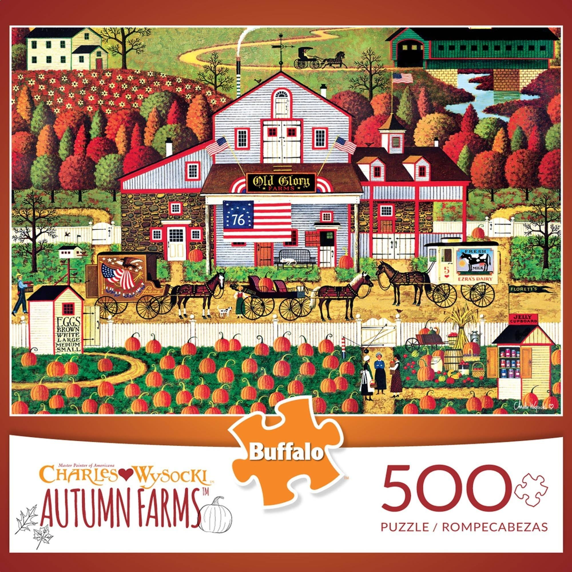 500Piece Americana Autumn Farms Puzzle