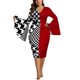thumbnail image 1 of Txlixc Vestido de mujer con mangas en forma de campana Txlixc moda, 1 of 8