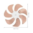 thumbnail image 2 of CRAFTHROU Floor Fan Accessory Replacement Fan Blade Minimalist Silent Operation for Home Users 1 Piece, 2 of 7