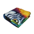 thumbnail image 3 of Throw Blanket for Couch, Colorful Parrot Jungle Dream Soft Comfy Warm Plush Throw Blanket, Lightweight Cozy Fuzzy Flannel Blanket & Throws for Sofa Bed, 3 of 7