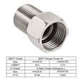 thumbnail image 2 of Uxcell 1/2BSPT Female to Male Thread 38mm Stainless Steel Hex Reducer Fitting, 2 of 5