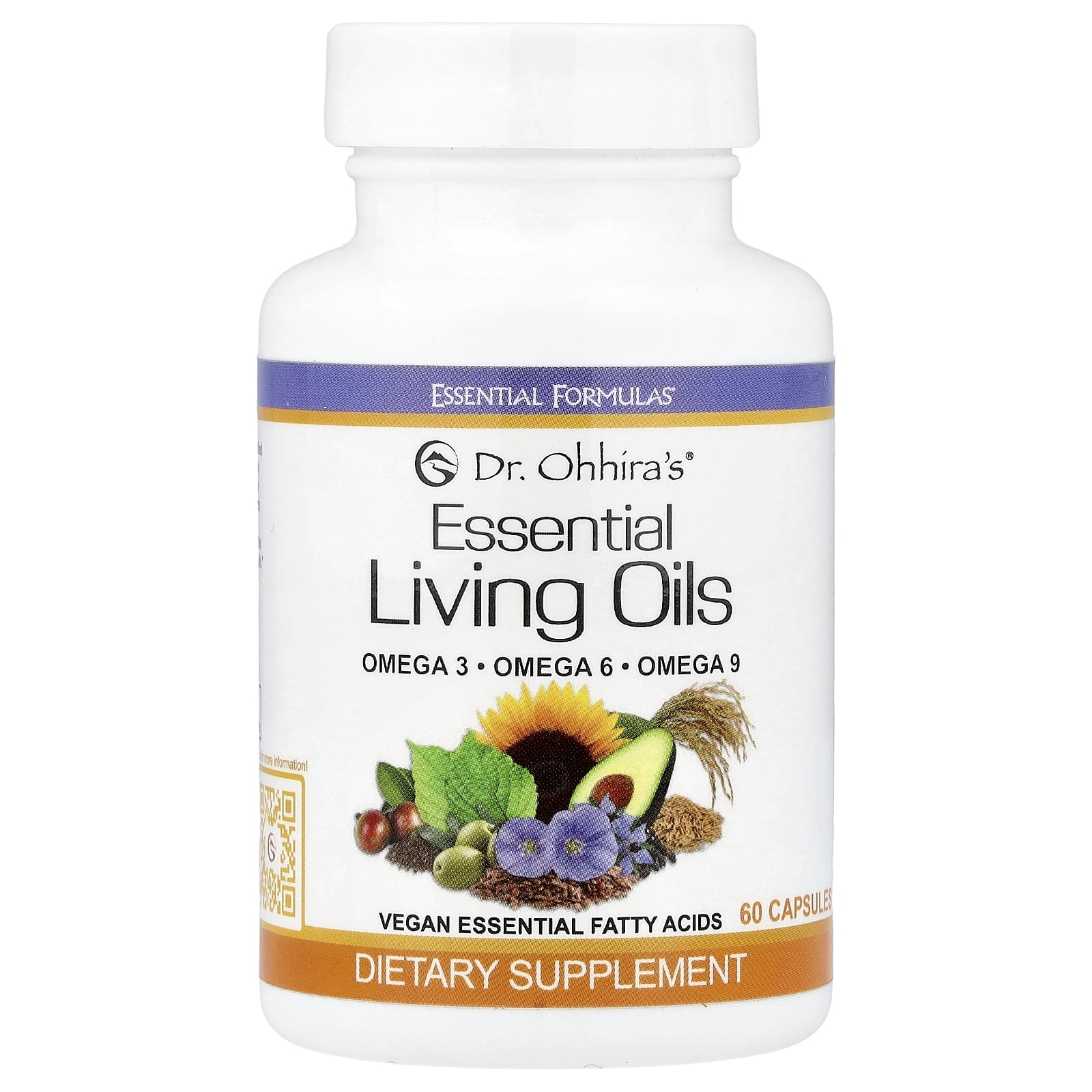 Dr. Ohhira's Essential Living Oils, 60 Capsules
