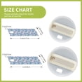 thumbnail image 3 of Kdxio Icy Blue Snowflakes Name Plate Compatible Stanley Cups Name Tag Acrylic Nameplate Tumbler Lid Topper for Cup Accessories, 3 of 9