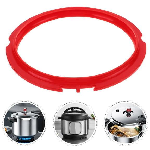 WHAMVOX Cooker Seal Ring Silicone Gasket Pressure Cooker Seal Ring Pressure Cooker Replacement Part (3QT)