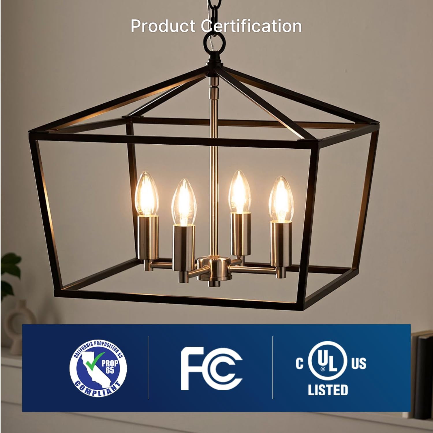 60W Equivalent LED Chandelier Light Bulbs, Dimmable, E12 Base, Clear B11 LED Filament Candelabra Bulbs, 2700K Soft White, 6 Pack