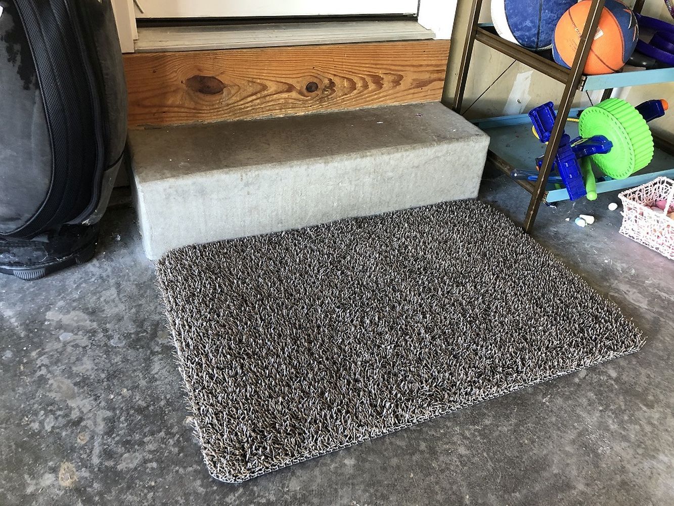 Clean Machine High Traffic AstroTurf Scraper Doormat 23.5 x 35.5 inch Desert Taupe Outdoor Use