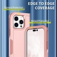 thumbnail image 3 of JTCASES for iPhone 15 Pro Case with Wireless Charging, Hybird Shockproof Bumper Anti-fall Rugged Non-slipping Protective Shell for iPhone 15 Pro (6.1" 2023), Rosegold, 3 of 8