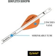 thumbnail image 4 of New Archery Products Quikfletch 2" 3 Vane Fletching Orange/White Vanes, 4 of 6