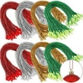 thumbnail image 6 of Pack of 100 Ribbon Hangers for Christmas Ornament Beautiful String Hangers for Christmas Tree and Party Decorations, 6 of 8