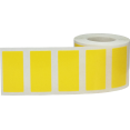 thumbnail image 3 of Yellow Rectangle Stickers | 0.75 x 1.5" Inch | 500 Pack, 3 of 3