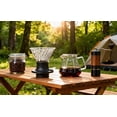 thumbnail image 3 of WAAYEE Clever Coffee Dripper V60 Brewer, One-Touch Switch Control, French Press Soak & Fast Release, Borosilicate Glass+BPA-Free, Easy Clean Hybrid System for Beginners, 3 of 9