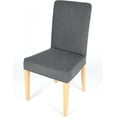 thumbnail image 1 of Generic Henriksdal Chair Cover Solid Color Durable Heavy Weight Chenille Fabric Slipcover for IKEA Dining Chair (Gray, Single), Grey, F200_HENR, 1 of 1