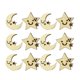 thumbnail image 1 of 50 PCS Arts Crafts Kids Moon Shaped Wood Star Shaped Wood Tiny Wooden Piece Wooden Star, 1 of 4