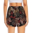 thumbnail image 2 of Lsque Hearts and French Bulldog Printed Women's Running Shorts with Liner Pockets,Elastic Quick Dry Workout Athletic Gym Yoga Shorts,Womens High Waist Shorts-Large, 2 of 9