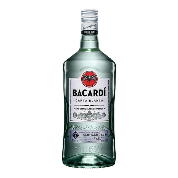 Caja de 6 Ron Bacardi Carta Blanca 1.75 L Bacardi Carta Blanca
