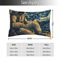 thumbnail image 2 of Salouo Astronaut Starry Night Pattern Pillow Cases,1PC Pillow Covers with Envelope Closure Decorative Pillow Case for Bed Couch,Pillows Not Included-20"x30", 2 of 6