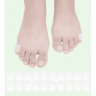little toe cover gel corn pads 10 pairs/pack of 20 toe protection pads, suitable for blisters, corns, nail problems, reducing friction (toe covers)