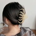 thumbnail image 4 of Eosunjian Large Octopus Hair Claw Women Thick Hair Back Head Shower Hair Clip Non-Slip Hair Accessories Hair Styling Tools (Black), 4 of 13
