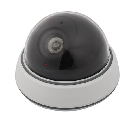 Dome Fake Dummy Camera Hemisphere Flashing Red Light Surveillance (Best Dummy Cctv Cameras)