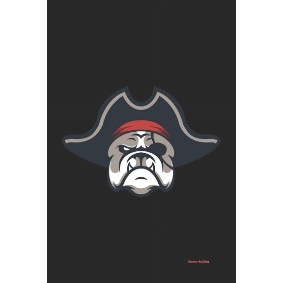 Pirate Bulldog: 120 Pages I 6x9 I Karo (Paperback)