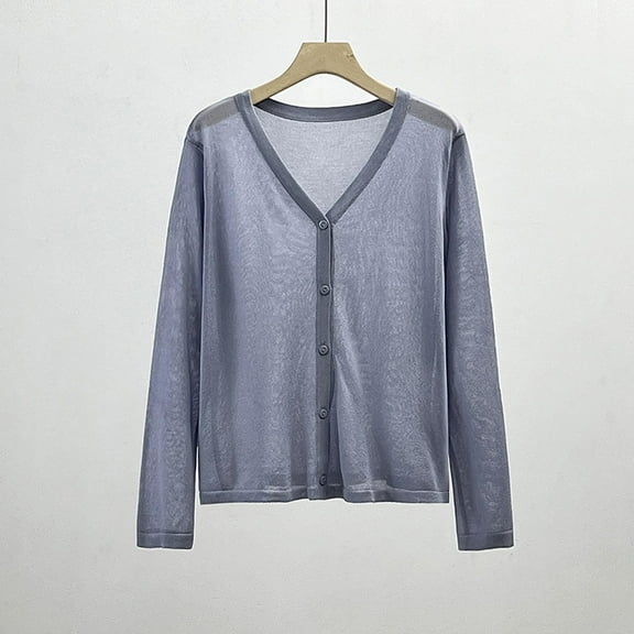 Aueoeo Womens Oversized Cardigans,Womens Cardigan Women's Casual Leopard Print V-Neck Knitted Button Long Sleeved Cardigan Sweater Top Coat Top Open Front Cardigan for Women On Clearance