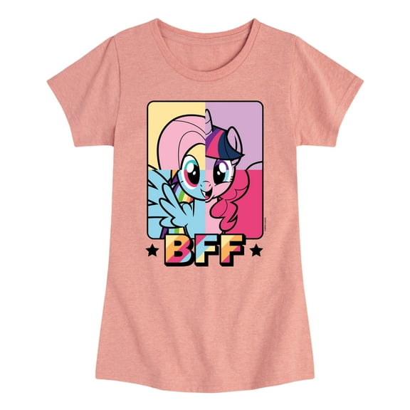 My Little Pony - Bff Pony Grid - Girls Fitted Short Sleeve Tee