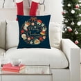 thumbnail image 4 of Nkmbld Christmas Pillow Covers Navy Blue Christmas Pillow Cases, Super Soft and Comfortable Pillows Cover for Living Room Bedroom Sofa Couch, Blue, 4 of 8