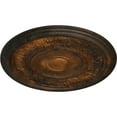 thumbnail image 3 of Ekena Millwork 16 1/8"OD x 3/4"P Tyrone Ceiling Medallion (Fits Canopies up to 6 3/4"), Hand-Painted Rust, 3 of 6