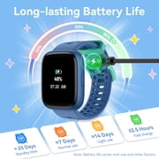 2026 Cillso Smart Watch for Kids with Find My, 1.83 HD Touch Screen, BLE5.3, IP68 Waterproof, Multiple Sports Modes, Activity Tracker Pedometer,Ideal Gift, Blue