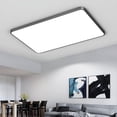 thumbnail image 3 of Lámpara de techo LED ultradelgada rectangular para sala de estar, pasillo, balcón, iluminación redonda para dormitorio principal, 3 of 4
