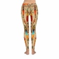 thumbnail image 4 of SUNENAT Vintage Tribal American Women with Jugs Women's Stretchy Capri Leggings Yoga Running Pant XS, 4 of 4