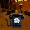 thumbnail image 6 of Tachiuwa Wedding Phone Vintage Design Phone Decorative Retro Design Table Telephone for Anniversary Gathering Black, 6 of 10