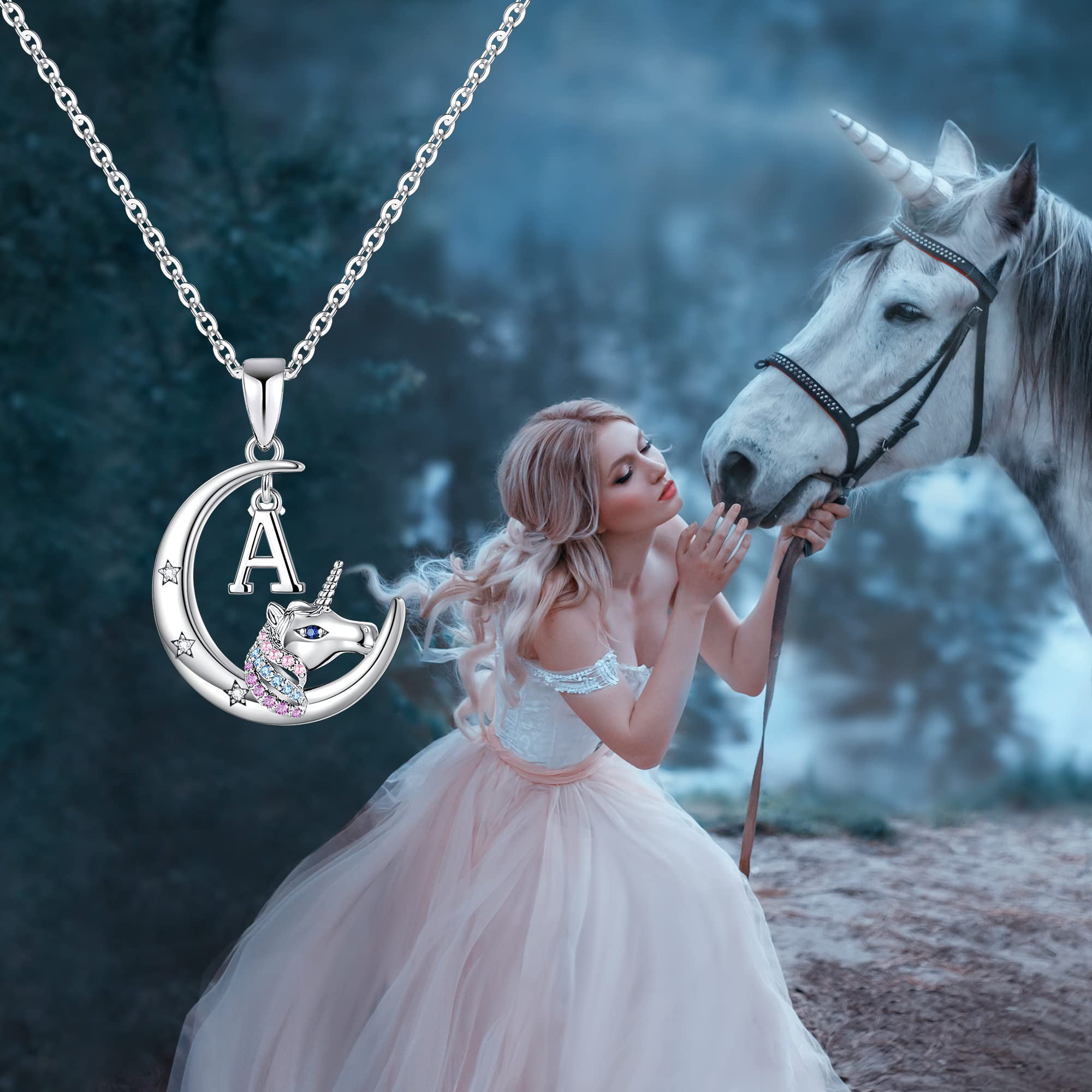 Buy Personalised Gold Plated & Silver Unicorn Necklace Online in India -  Etsy
